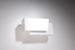 Sollux PIEGARE Moderne Wandleuchte Weiss 1-flg. G9