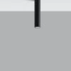 Sollux LAGOS Moderne Aufbauleuchte Rund Schwarz 1-flg. GU10 6x30cm -Leuchten Verkauf 0436 2