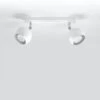 Sollux OCULARE Deckenlampe Weiss 2-flg. GU10