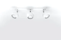 Sollux OCULARE Deckenlampe Weiss 3-flg. GU10
