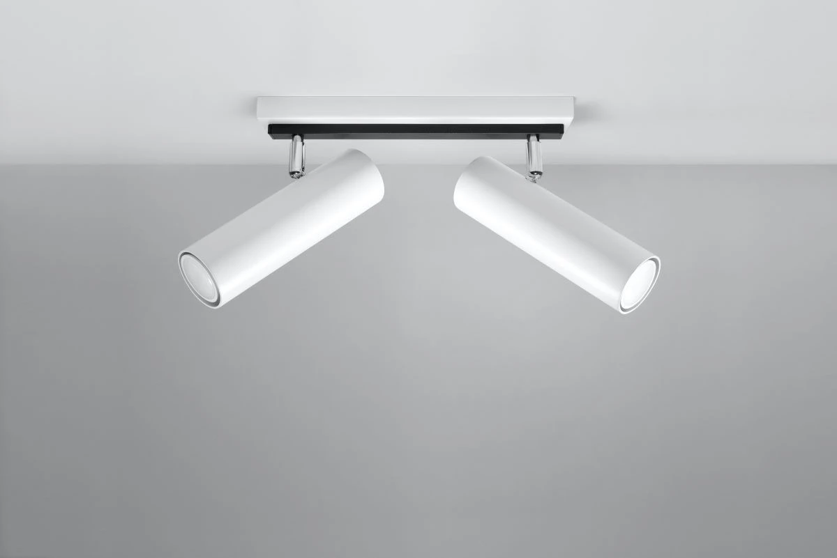 Sollux DIREZIONE Deckenlampe Weiss 2-flg. GU10 3 Sollux DIREZIONE Deckenlampe Weiss 2-flg. GU10