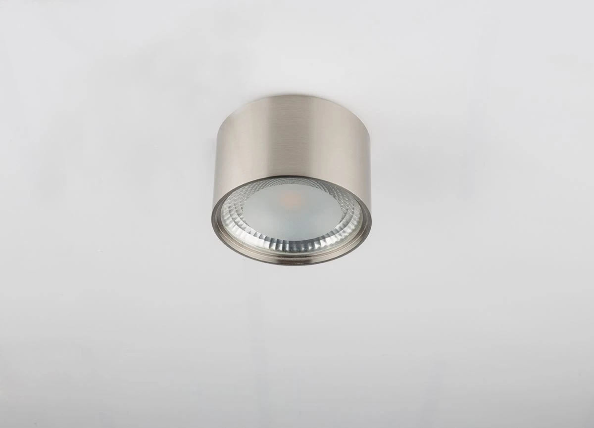 Globo Serena LED Aufbauleuchte Nickel Matt 11,3x8cm 8 Globo Serena LED Aufbauleuchte Nickel Matt 11,3x8cm – Bild 6