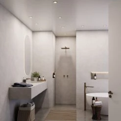 Nordlux MAHI LED Einbaustrahler Gebürstet Nickel, Weiß 621lm IP65 8,5x8,5x4,5cm -Leuchten Verkauf 2015430155am