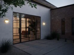 Nordlux Smart Home AVASMART LED Deckenleuchte Außen Schwarz, Opal Weiß 600lm IP54 App Steuerbar 20x20cm -Leuchten Verkauf 2019016003 1am