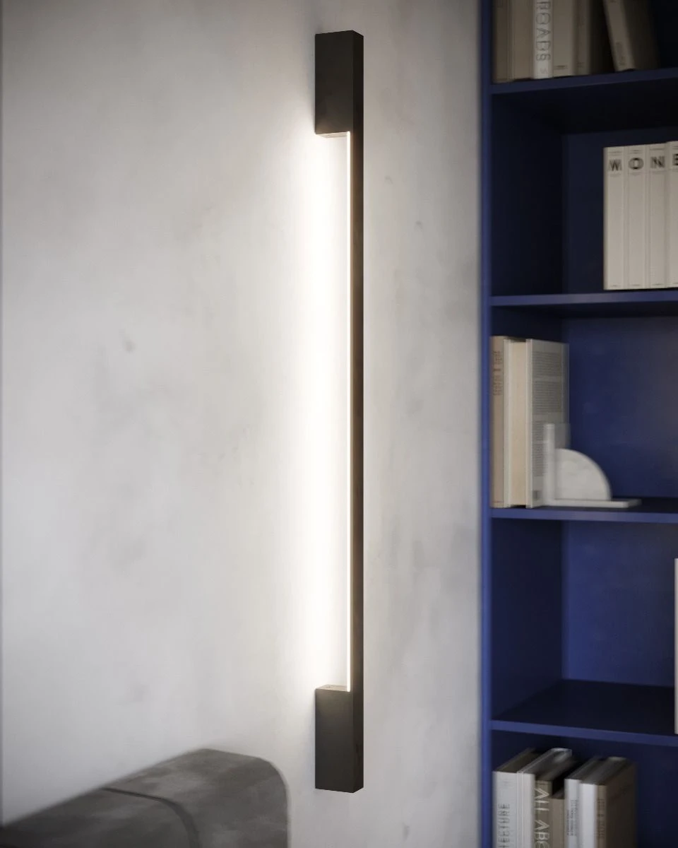 Thoro Sappo L LED Wandlampe Schwarz 2875lm 3000K 4x6,5x150cm 13 Thoro Sappo L LED Wandlampe Schwarz 2875lm 3000K 4x6,5x150cm – Bild 11