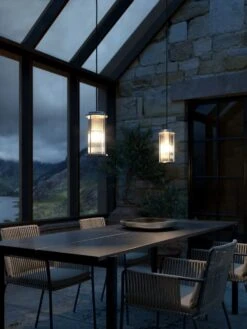 Nordlux LINTON Outdoor Hängelampe Verzinkter Stahl E27 IP54 Dimmbar 13x13x25,4cm -Leuchten Verkauf 2218273031 3