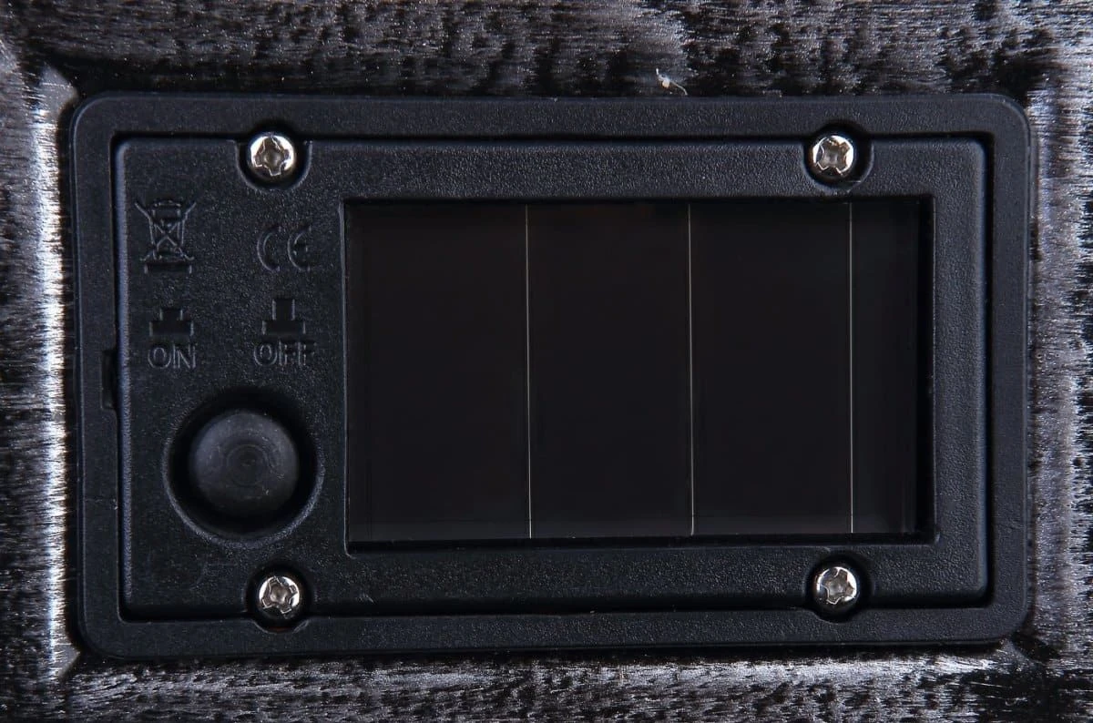 LED Solar Laterne Dekorstanzung Silber Antik 268mm Von Globo 5 LED Solar Laterne Dekorstanzung Silber Antik 268mm Von Globo – Bild 3