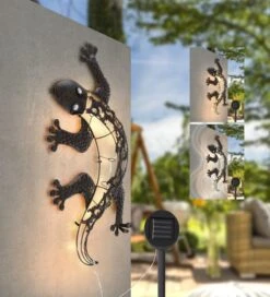 LED Solarleuchte Gecko Zur Wandmontage Von Globo -Leuchten Verkauf 33518 am 600x600
