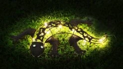LED Solarleuchte Gecko Zur Wandmontage Von Globo -Leuchten Verkauf 33518 s