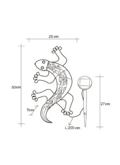 LED Solarleuchte Gecko Zur Wandmontage Von Globo -Leuchten Verkauf 33518 zld85uqnx1yt9kkq