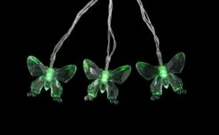 Globo SOLARLEUCHTE Schmetterling Kunststoff Transparent Schwarz, 10xRGB LED -Leuchten Verkauf 33706 10 j