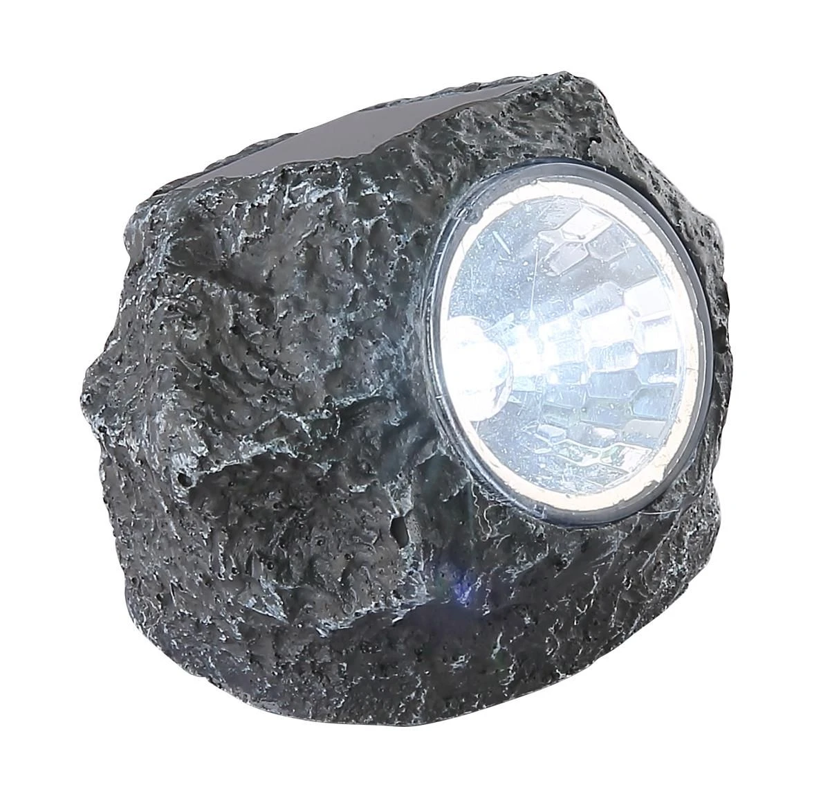 Globo Solarleuchte Stein Kunststoff Grau, 1xLED 6 Globo Solarleuchte Stein Kunststoff Grau, 1xLED – Bild 4