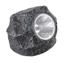 Globo Solarleuchte Stein Kunststoff Grau, 1xLED 11 Globo Solarleuchte Stein Kunststoff Grau, 1xLED -Leuchten Verkauf 33993 84 b