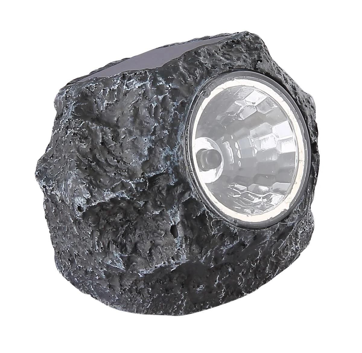 Globo Solarleuchte Stein Kunststoff Grau, 1xLED 5 Globo Solarleuchte Stein Kunststoff Grau, 1xLED – Bild 3