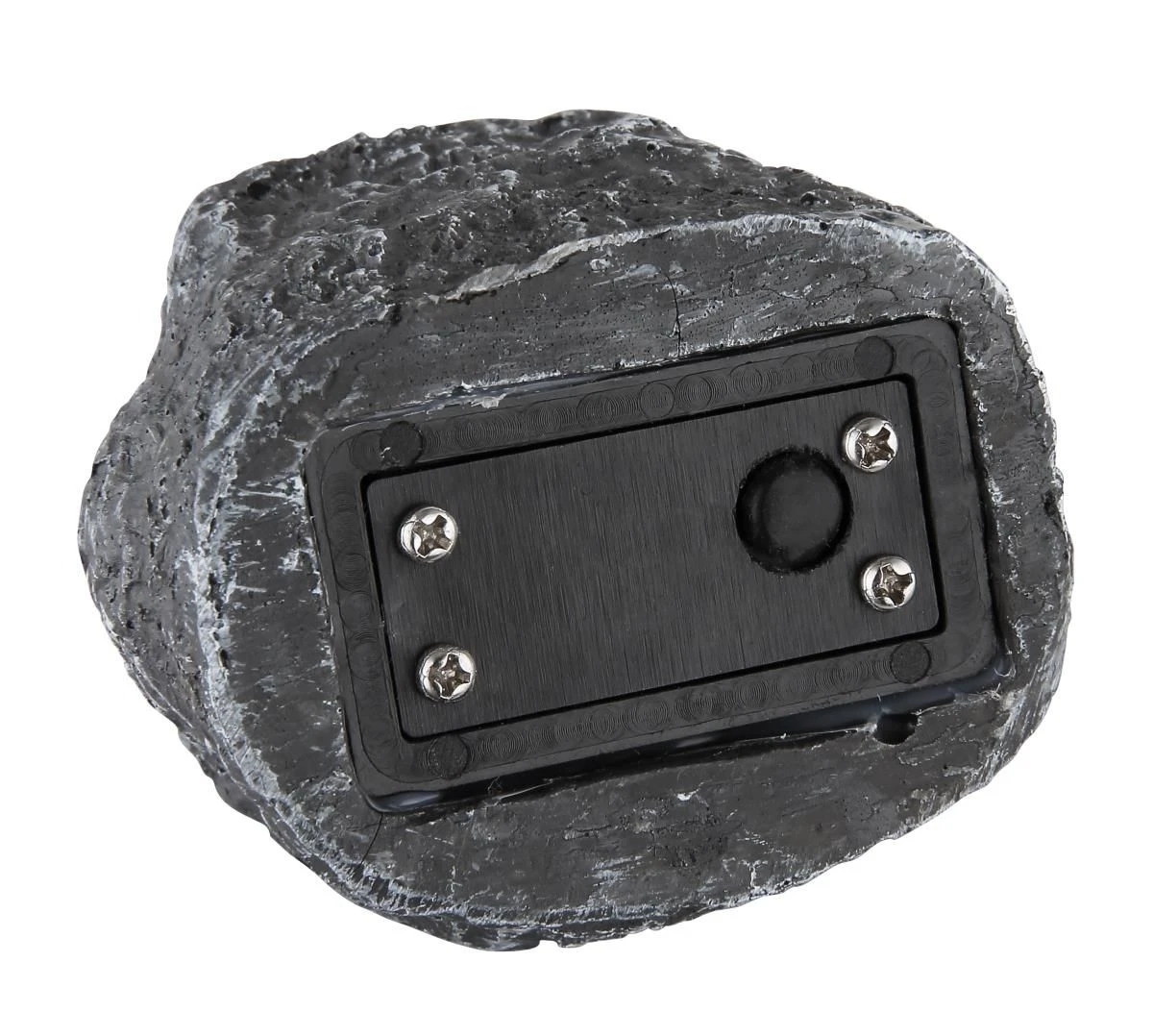 Globo Solarleuchte Stein Kunststoff Grau, 1xLED 7 Globo Solarleuchte Stein Kunststoff Grau, 1xLED – Bild 5