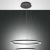 LED Hängeleuchte Schwarz Satiniert Fabas Luce Giotto 4680lm