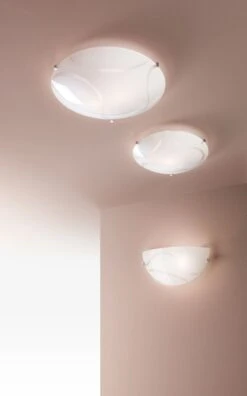 Wandleuchte Weiß Fabas Luce Magma E27 -Leuchten Verkauf 3521 m