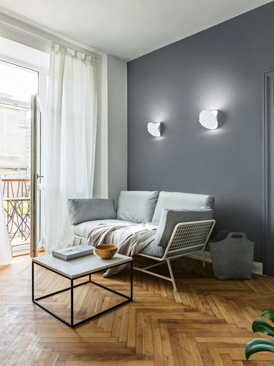 LED Wandleuchte Weiß Fabas Luce Shield 1000lm 4 LED Wandleuchte Weiß Fabas Luce Shield 1000lm – Bild 2