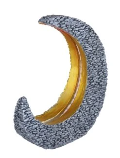 Design Solarleuchte Mond Steingrau Goldfarben 25xLED, 28x9x31cm Von Globo