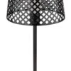LED Solar Tischleuchte Metallgeflecht Schwarz Matt Von Globo -Leuchten Verkauf 36629 b