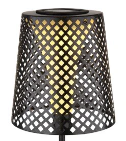 LED Solar Tischleuchte Metallgeflecht Schwarz Matt Von Globo -Leuchten Verkauf 36629 e