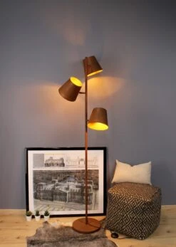 Luce Design Colt Stehleuchte Edelrost Optik E27 34x76x27,5cm -Leuchten Verkauf 4250294314277 ambient 1