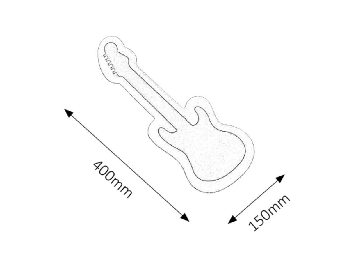 Rabalux Babette LED Kinderzimmer Wandleuchte Gitarre Weiß 840lm 4000K 5 Rabalux Babette LED Kinderzimmer Wandleuchte Gitarre Weiß 840lm 4000K – Bild 3