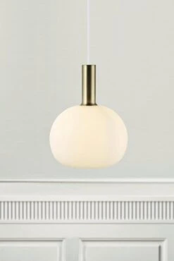 Hängelampe Opalglas Nordlux Alton 25 Messing, Schwarz E27 -Leuchten Verkauf 47313001 3