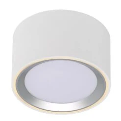 LED Aufbauleuchte Weiß Silber Nordlux Fallon 10cm 500lm Moodmaker -Leuchten Verkauf 47540132 1