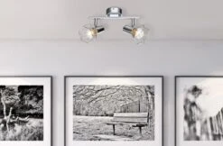 Globo XARA I Strahler Chrom, 2xE14 -Leuchten Verkauf 54802 2 am