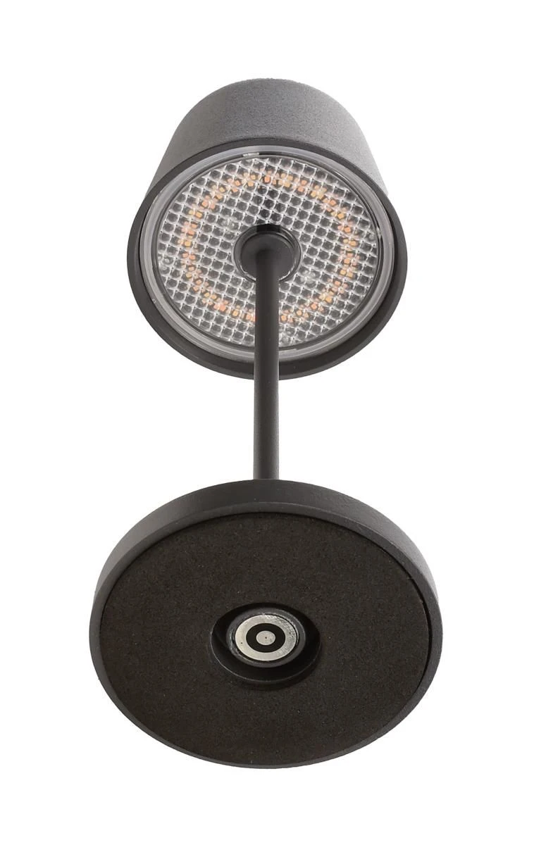 Deko Light Akku Tischlampe Canis Mini Grau Dimmbar Mit Ladesockel 2200/3000K IP65 4 Deko Light Akku Tischlampe Canis Mini Grau Dimmbar Mit Ladesockel 2200/3000K IP65 – Bild 2