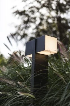 Lutec Cuba LED Wegeleuchte Anthrazit IP44 2x500lm 3000K 26x13x76cm -Leuchten Verkauf 7193801118 6