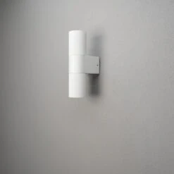 KONSTSMIDE Temi Außenwandleuchte Weiß IP54 GU10 Up Down 6,5x11,5x23,5cm -Leuchten Verkauf 7667 250.p.2.0