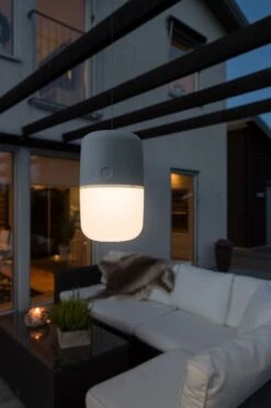 KONSTSMIDE Assisi Solar LED Leuchte Zum Hängen Oder Hinstellen, Grau -Leuchten Verkauf 7805 302.s.1.assisi