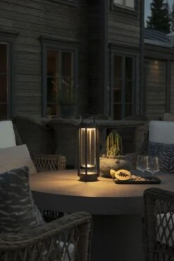 KONSTSMIDE Otranto LED USB Akku Laterne Rund Dimmbar 2700K/3000K -Leuchten Verkauf 7823 750.s.1.0