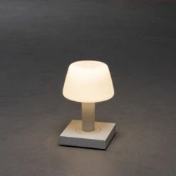 KONSTSMIDE Monaco Akku Tischleuchte IP54 Weiss Dimmbar 2700/3000K 12 KONSTSMIDE Monaco Akku Tischleuchte IP54 Weiss Dimmbar 2700/3000K -Leuchten Verkauf 7825 252.f.2.0