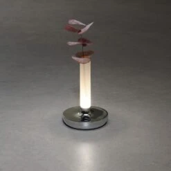 KONSTSMIDE Biarritz Akku Tischleuchte IP54 Silberfarben Dimmbar 1800/3000/4000K -Leuchten Verkauf 7827 003.p.2.0