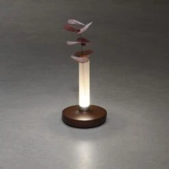 KONSTSMIDE Biarritz Akku Tischleuchte IP54 Rostfarben Dimmbar 1800/3000/4000K -Leuchten Verkauf 7827 973.p.2.0