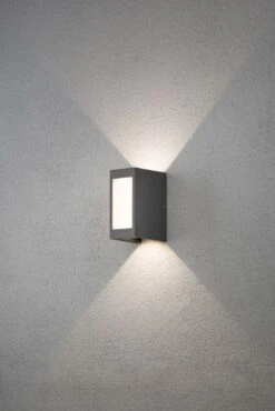 KONSTSMIDE Cremona 2flg. High Power LED Außenwandleuchte Anthrazit -Leuchten Verkauf 7992 370.p.1.cremona