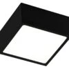 Luce Design Klio LED Deckenleuchte Schwarz 1300lm 4000K 12x12x5,9cm