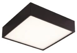 Luce Design Klio LED Deckenleuchte Schwarz 2900lm 4000K 21,8x21,8x5,9cm