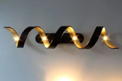 Luce Design Helix LED Deckenleuchte Gold, Schwarz 1200lm 3000K 80cm Dimmbar 11 Luce Design Helix LED Deckenleuchte Gold, Schwarz 1200lm 3000K 80cm Dimmbar -Leuchten Verkauf 8031440362740 3