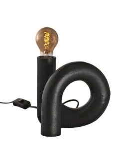 PR Home Notice Swirl Tischleuchte Skulptur Metall Schwarz E27 18x19x15cm -Leuchten Verkauf 841803 2