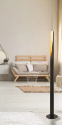 EGLO BARBOTTO LED Stehleuchte Schwarz, Gold GU10 -Leuchten Verkauf 97584 120 02 v01