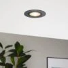 EGLO SALICETO LED Einbauleuchte Schwarz 380lm 2700K Dimmbar 8,8cm -Leuchten Verkauf 98609 ambient 0001