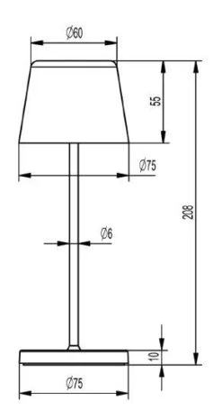 Deko Light Akku Tischlampe Canis Mini Schwarz Dimmbar Mit Ladesockel 2200/3000K IP65 11 Deko Light Akku Tischlampe Canis Mini Schwarz Dimmbar Mit Ladesockel 2200/3000K IP65 -Leuchten Verkauf akkulampe canis mini tz 2 1