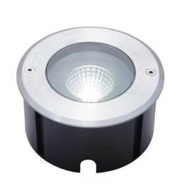 Lutec Denver LED Bodeneinbauleuchte Edelstahl IP65 1030lm 15,5x9x15,5cm