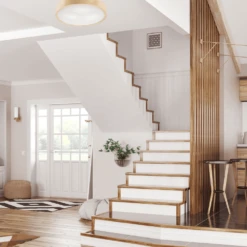 BIOLEDEX Runde Deckenleuchte 47cm Mit 3x E27 Fassung Aus Natur Holz Und Glas, Farbe Kiefer Holz 9 BIOLEDEX Runde Deckenleuchte 47cm Mit 3x E27 Fassung Aus Natur Holz Und Glas, Farbe Kiefer Holz -Leuchten Verkauf bioledex z110 429 2