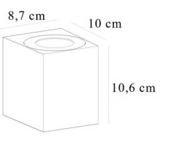LED Wandaußenleuchte Up Down Seaside Schwarz Nordlux Canto Kubi 2 2x A 6W 500lm 3000K -Leuchten Verkauf cantokubi2sea tz