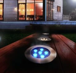 Deko Light Flat I RGB Bodeneinbaustrahler Außen LED Silber IP67 510lm 30° Modern -Leuchten Verkauf dl100116 1